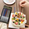 Colorful spiral birthday candles, children's party decoration cake candles, environmentally friendly and degradable details Picture